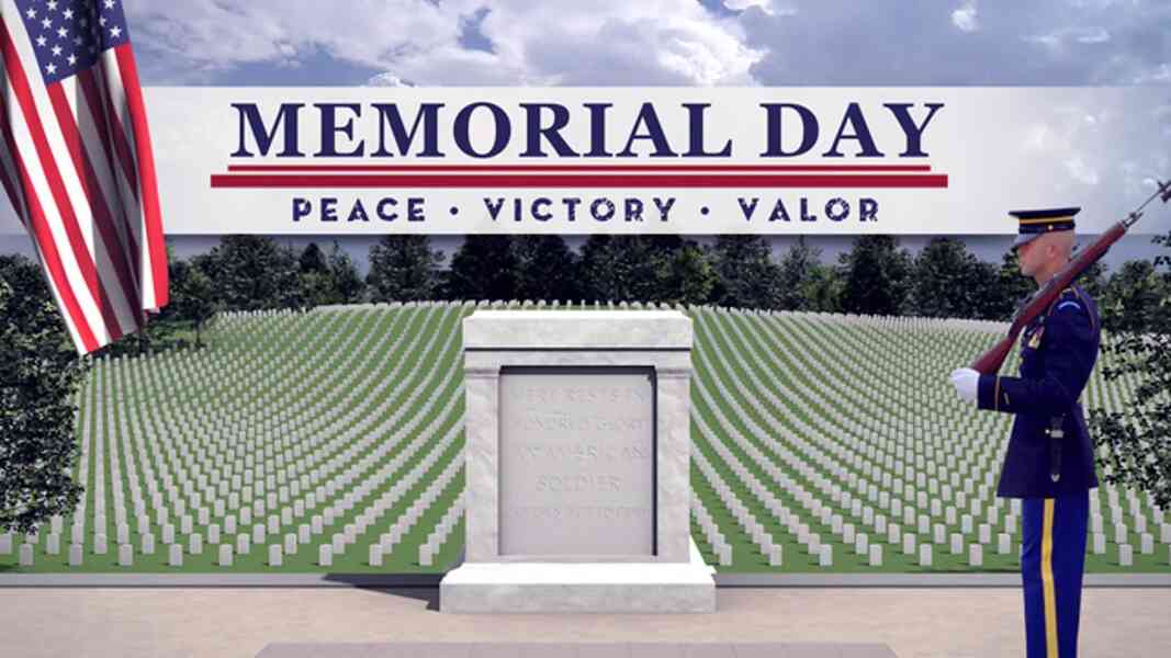 Memorial Day, originally Decoration Day, began in 1868 to honor Union soldiers killed in the Civil War, which claimed 620,000 lives—365,000 Union and 260,000 Confederate.