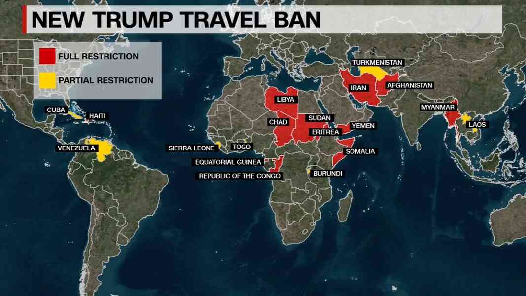 Trump’s 2025 Travel Ban Shock Move Hits 12 Nations